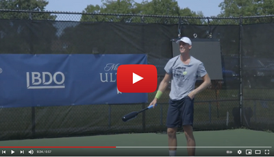 WIMBLEDON AND US OPEN FINALIST PRACTICES WITH SWEETSPOTTER