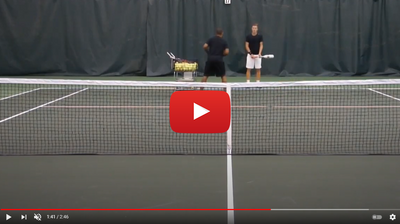 ATP TOUR #55 PRACTICES WITH THE SWEETSPOTTER